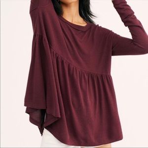 NWT Free People Forever Your Girl Babydoll Tunic